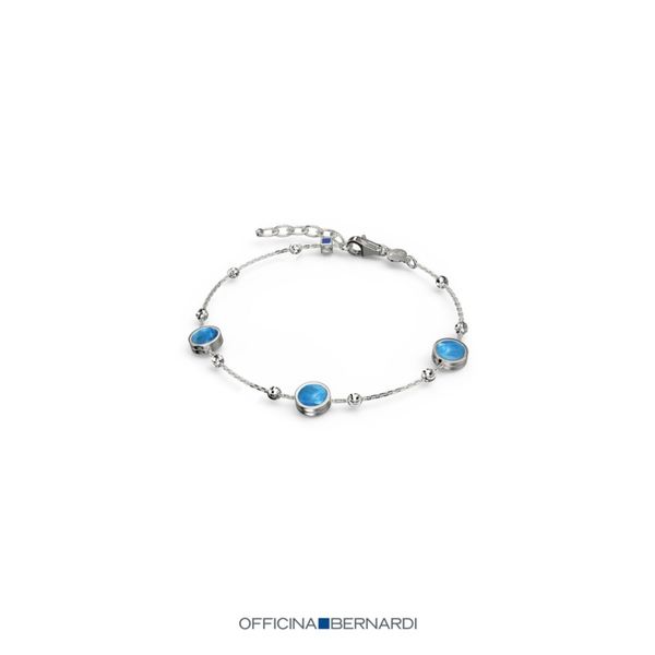 Officina Bernardi Aurora Blue Collection Bracelet SVS Fine Jewelry Oceanside, NY