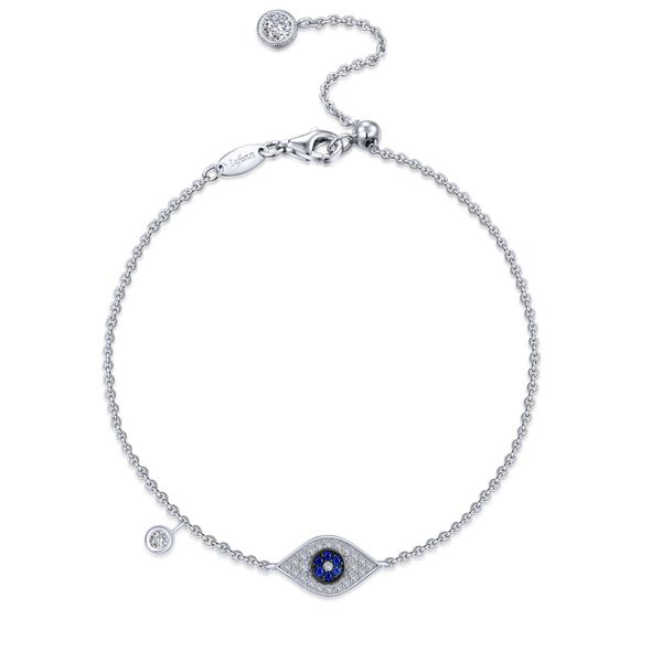 Lafonn Evil Eye Bracelet, 0.63Cttw SVS Fine Jewelry Oceanside, NY