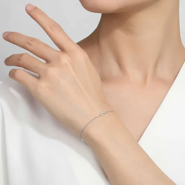 Lafonn Initial L Bracelet, 0.31Cttw Image 2 SVS Fine Jewelry Oceanside, NY
