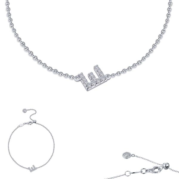 Lafonn Initial E Bracelet, 0.37Cttw, SVS Fine Jewelry Oceanside, NY