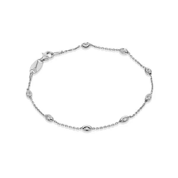 Rhodium Plated Sterling Silver Bracelet