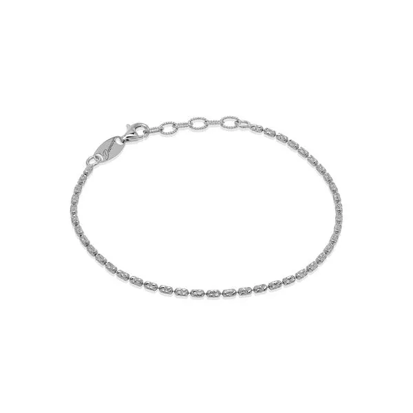 Rhodium Plated Sterling Silver Bracelet