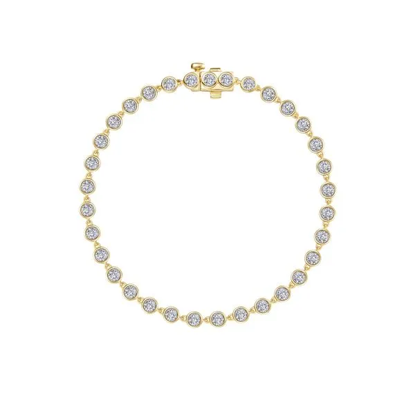 Lafonn Yellow Gold Plated Sterling Silver Bracelet SVS Fine Jewelry Oceanside, NY