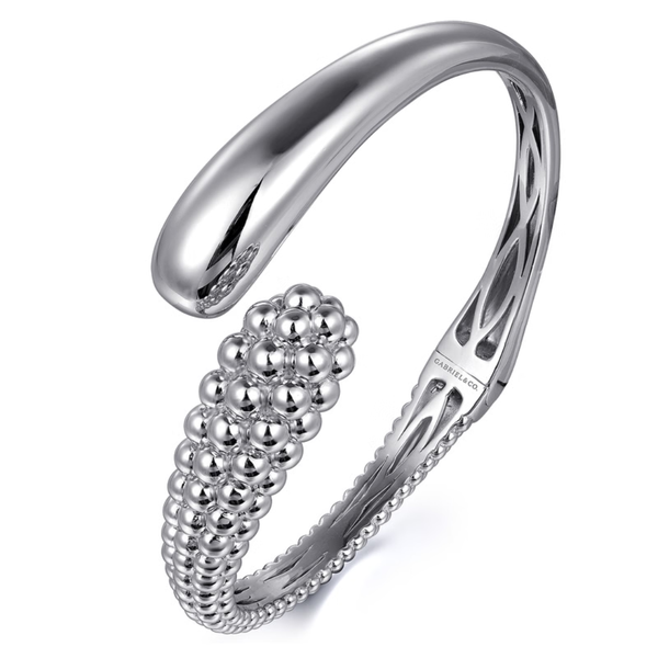 Gabriel & Co. Bujukan Sterling Silver Bypass Bangle Image 2 SVS Fine Jewelry Oceanside, NY