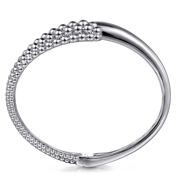 Gabriel & Co. Bujukan Sterling Silver Bypass Bangle Image 3 SVS Fine Jewelry Oceanside, NY