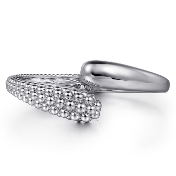 Gabriel & Co. Bujukan Sterling Silver Bypass Bangle SVS Fine Jewelry Oceanside, NY