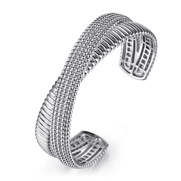 Gabriel & Co. Bujukan Sterling Silver Bangle, Size 6.5 Image 2 SVS Fine Jewelry Oceanside, NY