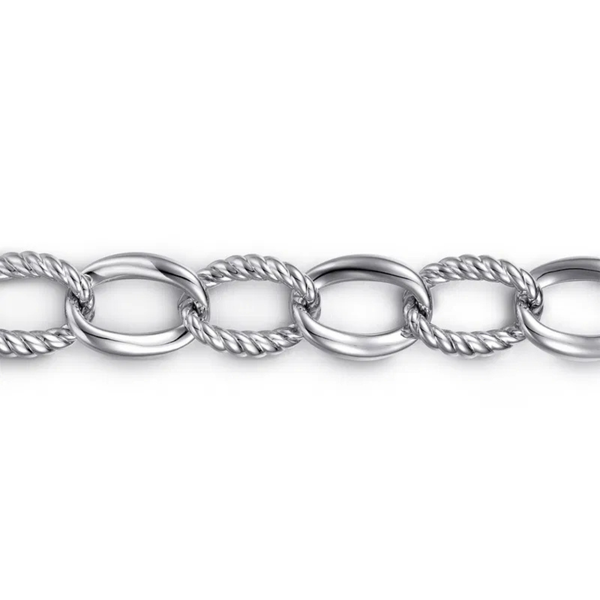 Gabriel & Co. Hampton Sterling Silver Chain Bracelet Image 2 SVS Fine Jewelry Oceanside, NY