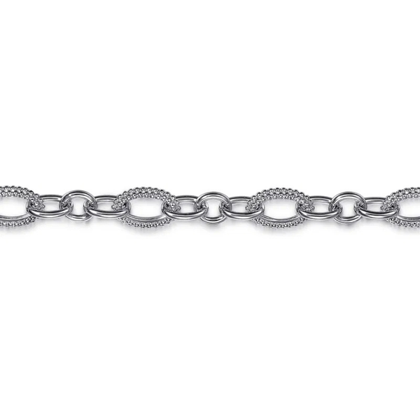 Gabriel Bujukan Sterling Silver Link Chain Bracelet Image 2 SVS Fine Jewelry Oceanside, NY
