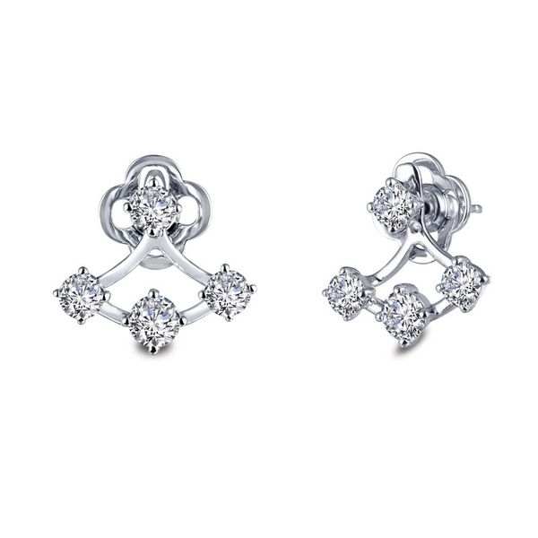 Lafonn Silver Ear Climber Earrings SVS Fine Jewelry Oceanside, NY