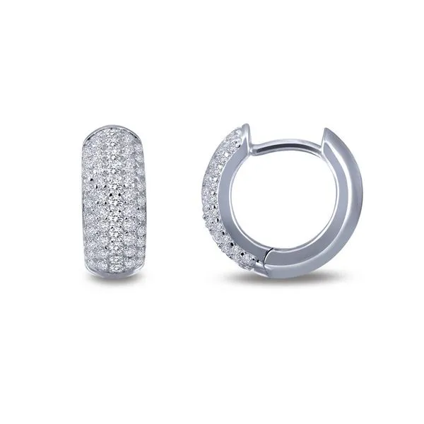 Lafonn Silver Huggies SVS Fine Jewelry Oceanside, NY