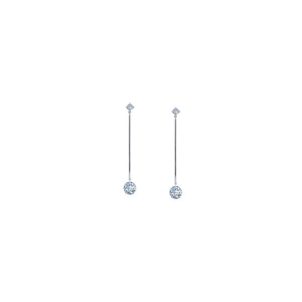 Lafonn Silver Drop Earrings SVS Fine Jewelry Oceanside, NY
