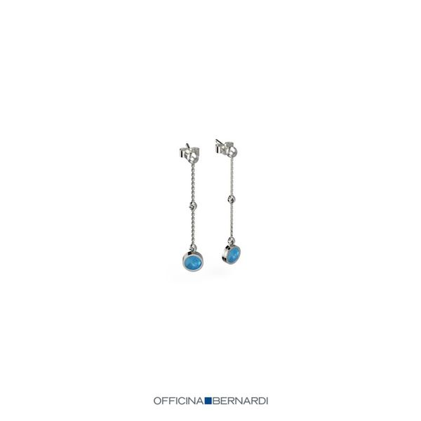 Officina Bernardi Aurora Blue Collection Earrings SVS Fine Jewelry Oceanside, NY