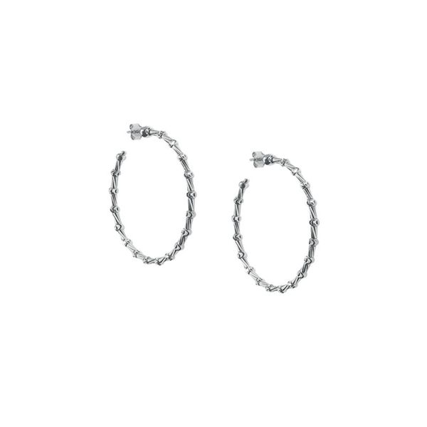 Officina Bernardi Tube Collection Hoop Earrings SVS Fine Jewelry Oceanside, NY