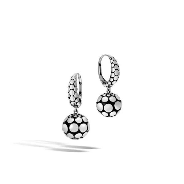 John Hardy Dot Silver Drop Earrings SVS Fine Jewelry Oceanside, NY