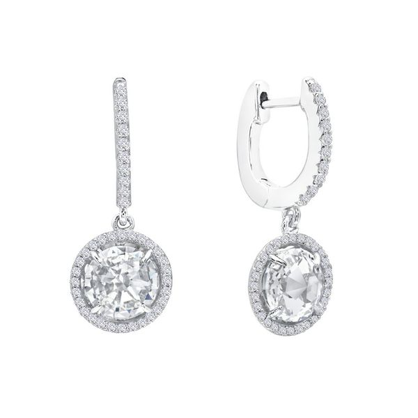 Lafonn Silver English Lock Drop Earrings, 2.03cttw SVS Fine Jewelry Oceanside, NY