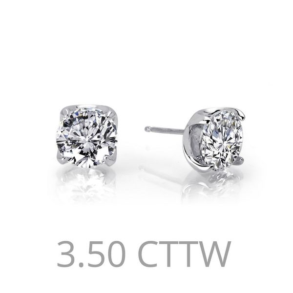 Lafonn Silver Studs, 3.50cttw SVS Fine Jewelry Oceanside, NY