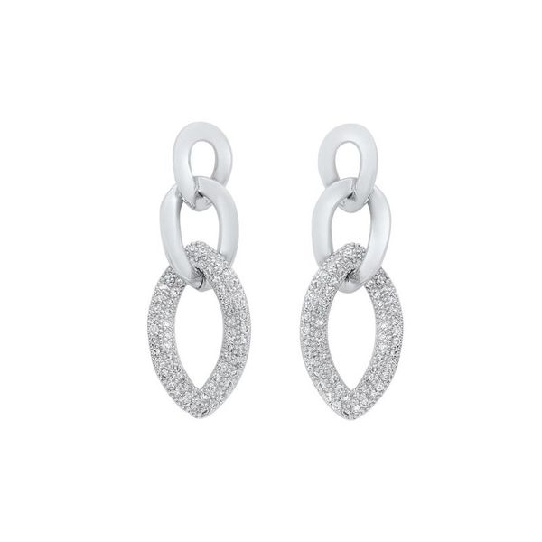 Sterling Silver & CZ Earrings SVS Fine Jewelry Oceanside, NY
