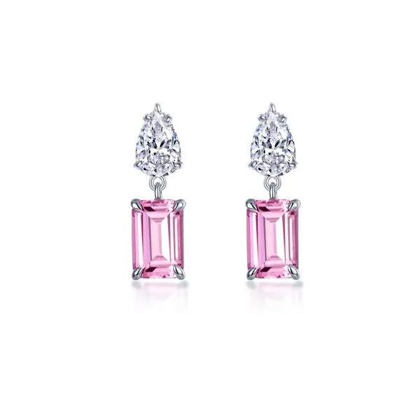 Lafonn Sterling Silver Lab-Grown Sapphire Earrings SVS Fine Jewelry Oceanside, NY