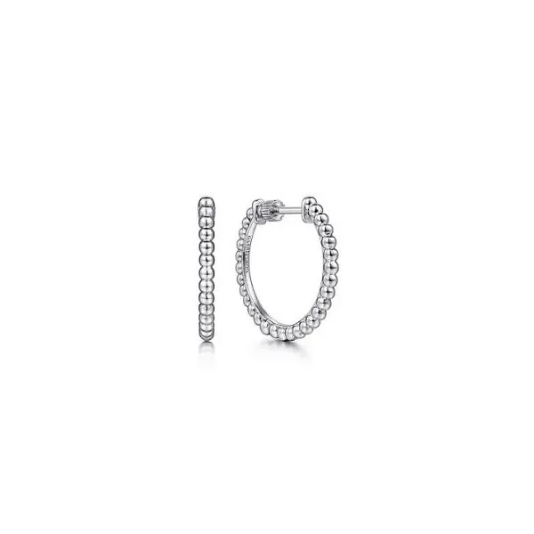 Gabriel & Co. Bujukan Sterling Silver Hoop Earrings SVS Fine Jewelry Oceanside, NY