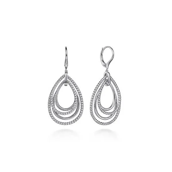 Gabriel & Co. Hampton Sterling Silver Teardrop Earrings SVS Fine Jewelry Oceanside, NY