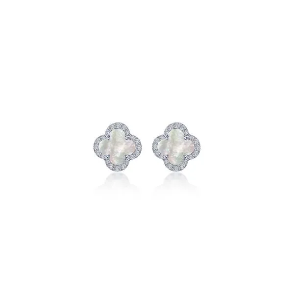 Lafonn Sterling Silver Halo Stud Earrings, 0.40Cttw SVS Fine Jewelry Oceanside, NY