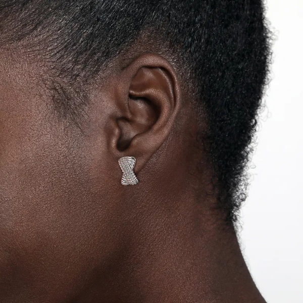 Gabriel & Co. Bujukan Sterling Silver Criss Cross Earrings Image 2 SVS Fine Jewelry Oceanside, NY
