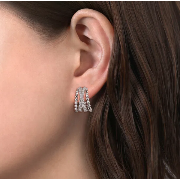 Gabriel & Co. Bujukan Sterling Silver Earrings Image 2 SVS Fine Jewelry Oceanside, NY