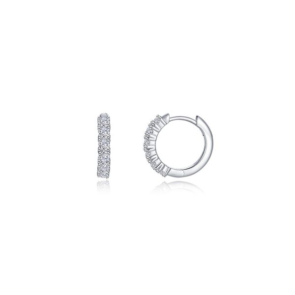 Lafonn Sterling Silver Alexa Huggie Earrings SVS Fine Jewelry Oceanside, NY