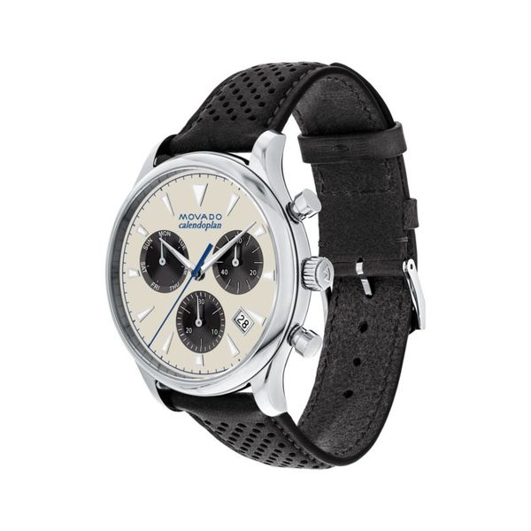 Movado Men's Heritage Series Calendoplan Chronograph Image 2 SVS Fine Jewelry Oceanside, NY