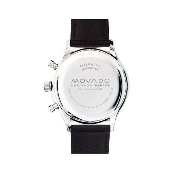 Movado Men's Heritage Series Calendoplan Chronograph Image 3 SVS Fine Jewelry Oceanside, NY