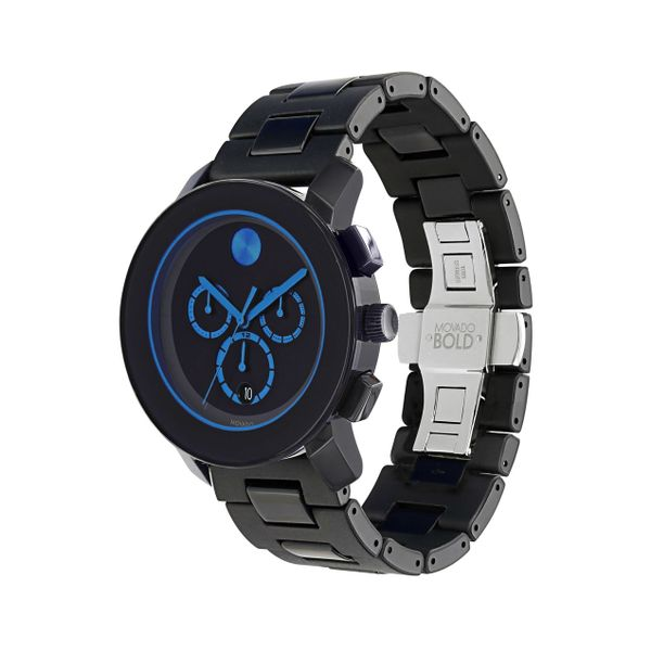 Movado Men's Bold Chronograph Image 2 SVS Fine Jewelry Oceanside, NY