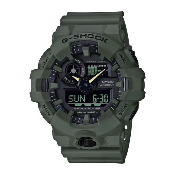 Ga700uc 3a Casio G Shock Olive Green Men S Watch Svs Fine Jewelry Svs Fine Jewelry Oceanside Ny