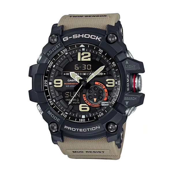 Casio G-Shock Men's Mudmaster Black And Tan Watch SVS Fine Jewelry Oceanside, NY