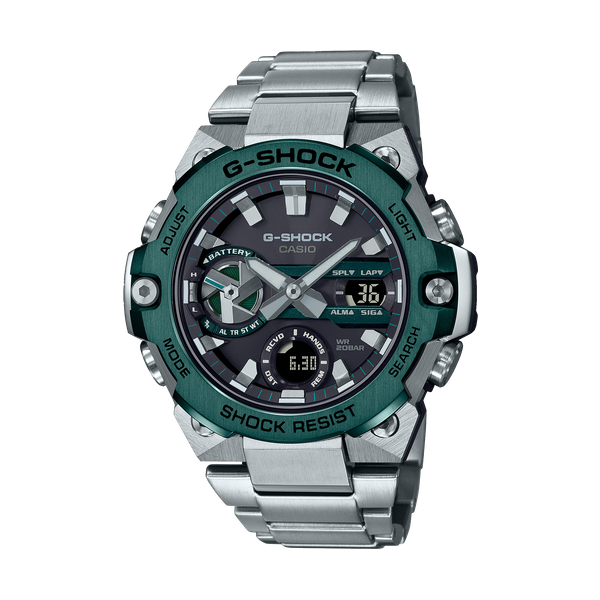 Casio G-Shock Men's Green Bezel Watch SVS Fine Jewelry Oceanside, NY