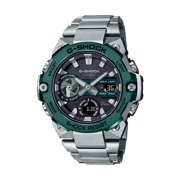 Casio G-Shock Men's Green Bezel Watch SVS Fine Jewelry Oceanside, NY