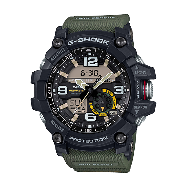 Casio G-Shock Men's Mudmaster Black And Green Watch SVS Fine Jewelry Oceanside, NY