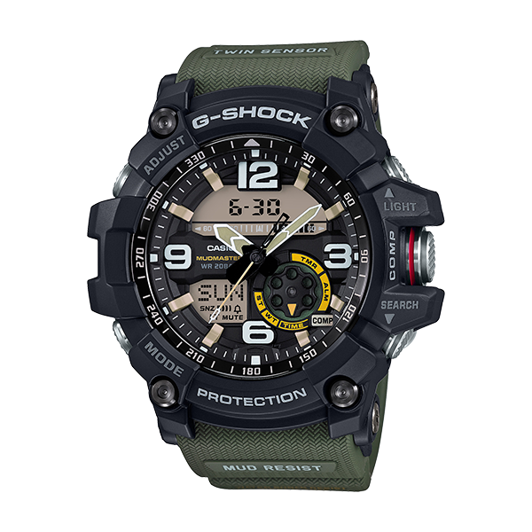 Casio G-Shock Men's Mudmaster Black And Green Watch SVS Fine Jewelry Oceanside, NY