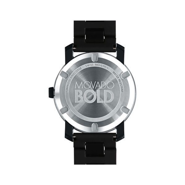 Movado Men's Bold TR90 Black Watch Image 3 SVS Fine Jewelry Oceanside, NY