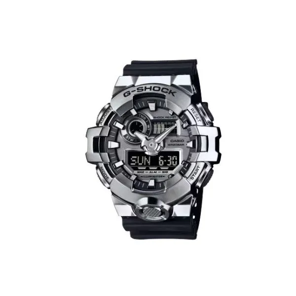 Casio G-Shock Men's Silver Stainless Steel Watch SVS Fine Jewelry Oceanside, NY