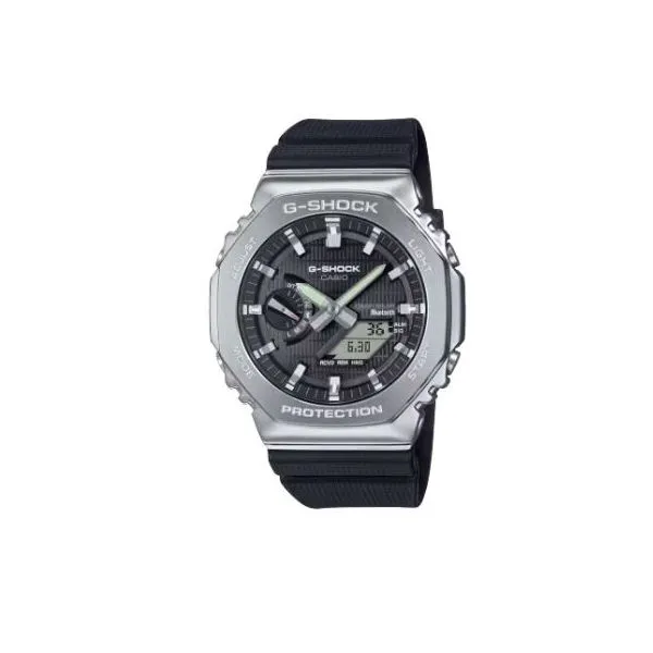Casio G-Shock Men's Black And Silver Watch SVS Fine Jewelry Oceanside, NY