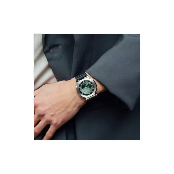 Casio G-Shock G-Steel Men's Black & Green Watch Image 2 SVS Fine Jewelry Oceanside, NY