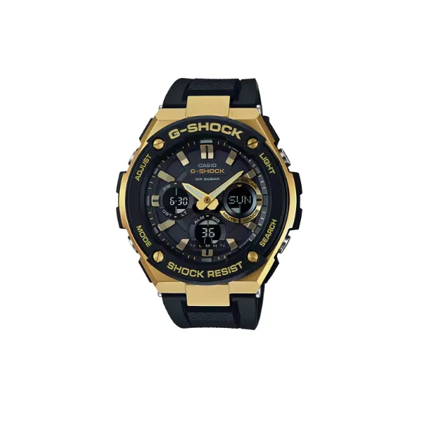 Casio G-Shock G-Steel Men's Black & Gold Watch SVS Fine Jewelry Oceanside, NY