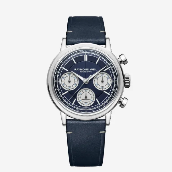 Raymond Weil Millesime Men's Tri-Compax Chronograph Watch SVS Fine Jewelry Oceanside, NY