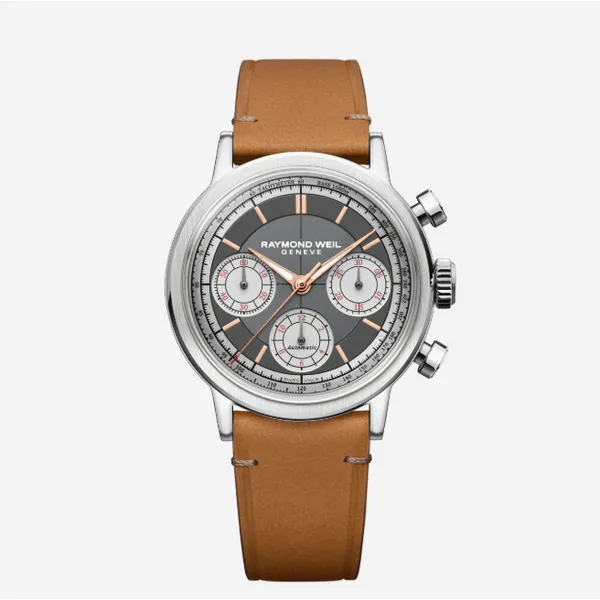 Raymond Weil Millesime Men's Tri-Compax Chronograph Watch SVS Fine Jewelry Oceanside, NY