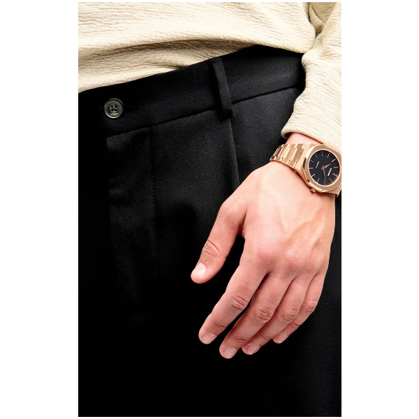 D1 Milano Ultra Thin Men's Re-Rose Gold Watch Image 2 SVS Fine Jewelry Oceanside, NY