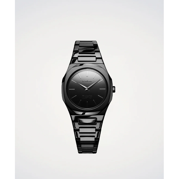 D1 Milano Ultra Thin Men's Black Gleam Watch SVS Fine Jewelry Oceanside, NY