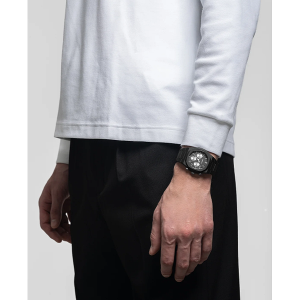 D1 Milano Polycarbon Men's Gilded Lunar Watch Image 2 SVS Fine Jewelry Oceanside, NY