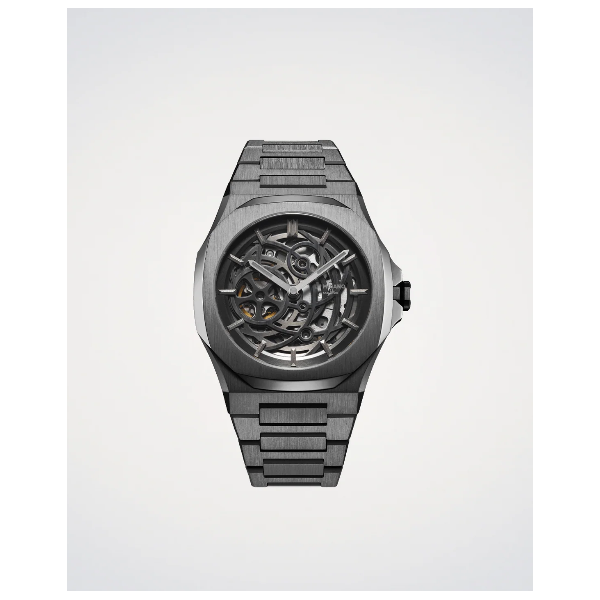 D1 Milano Skeleton Men's Gun Metal Watch SVS Fine Jewelry Oceanside, NY