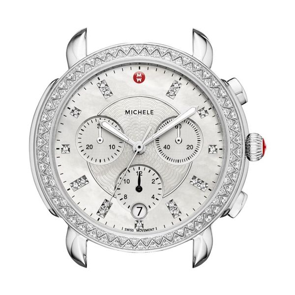 Michele Watch Sidney Diamond, Diamond Dial Watch (Band Sold Separately) 0.67Cttw SVS Fine Jewelry Oceanside, NY